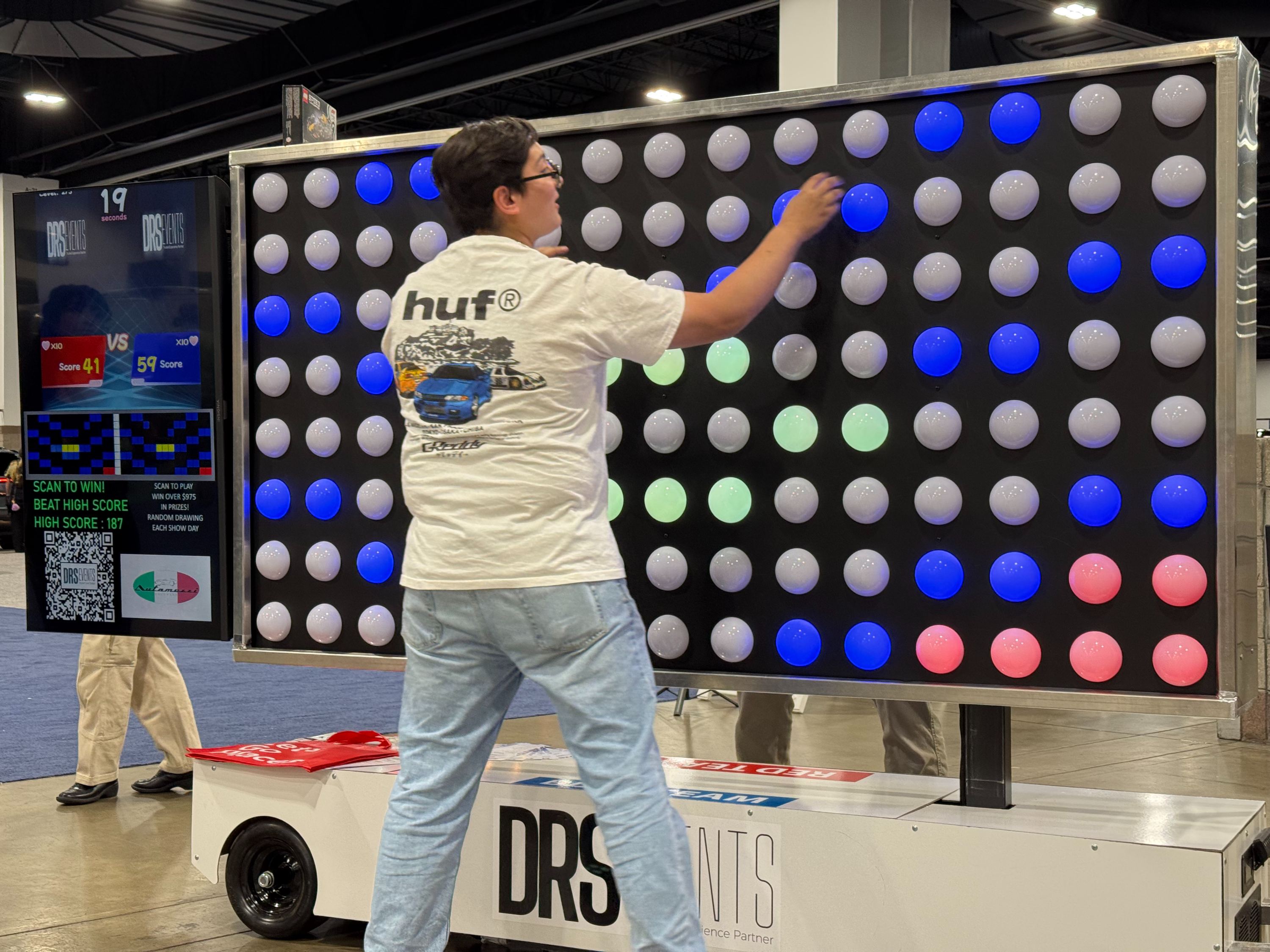 Reaction Labs at a trade show activation